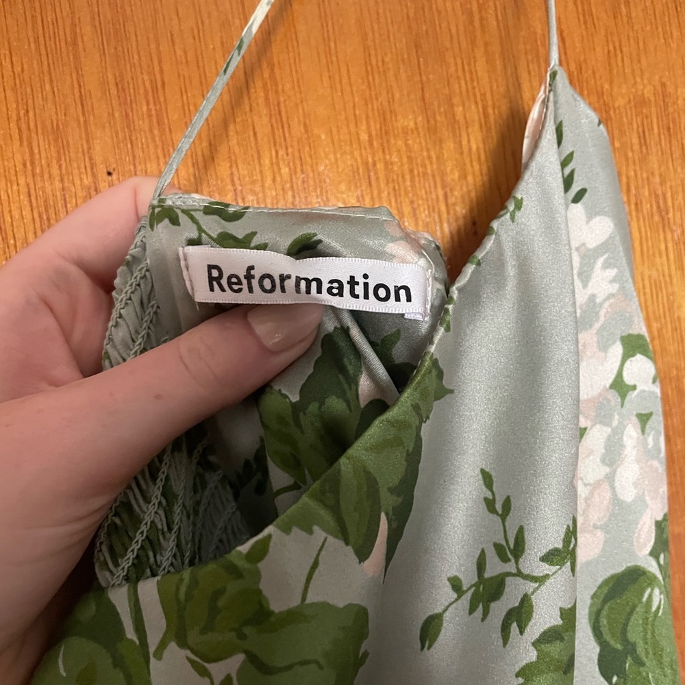 Reformation Frankie Strapless Floral Dress - Picture 6 of 7